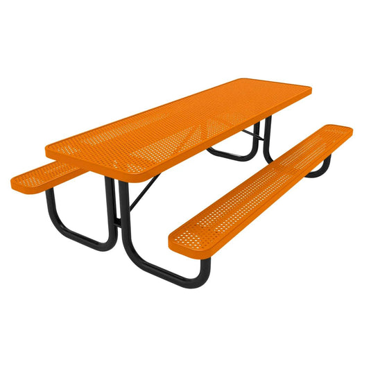 8 FT Commercial Rectangular Outdoor Picnic Table