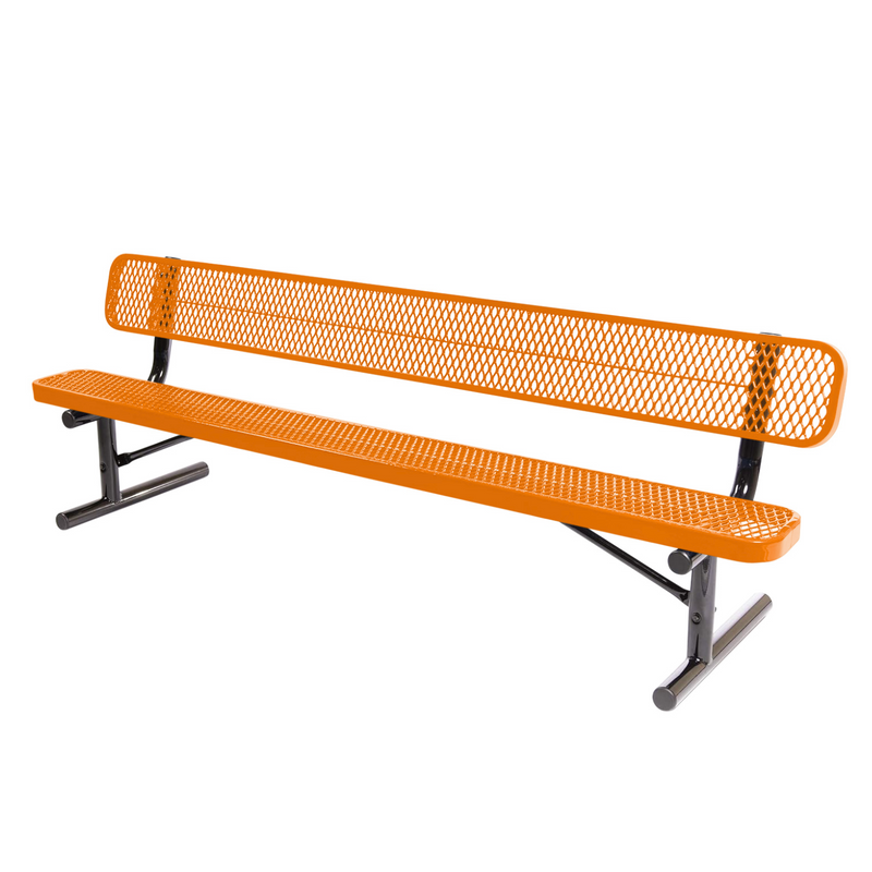 Load image into Gallery viewer, High-Quality Expanded Metal Park Bench with Portable Frame
