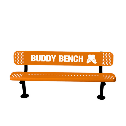 Premium Buddy Bench with Surface Mount Frame