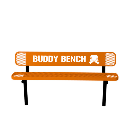 Ultra Sturdy Buddy Bench with Inground Mount Frame