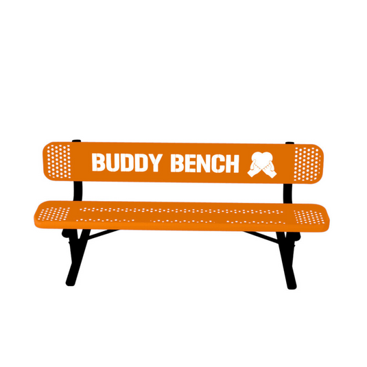 Park & Playground Buddy Bench with Portable Frame