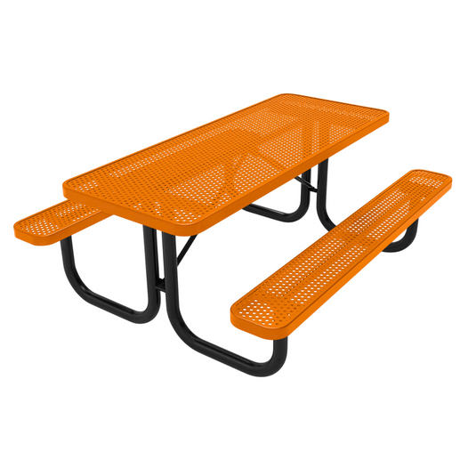 Traditional Rectangular Outdoor Picnic Tables