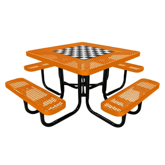 Game-Edition Square & Round Outdoor Picnic Table