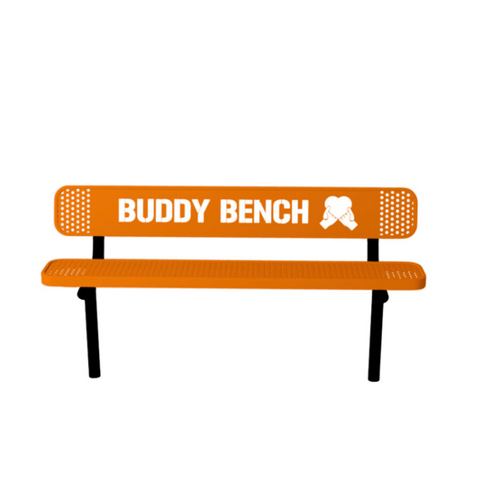 Ultra Sturdy Buddy Bench with Inground Mount Frame