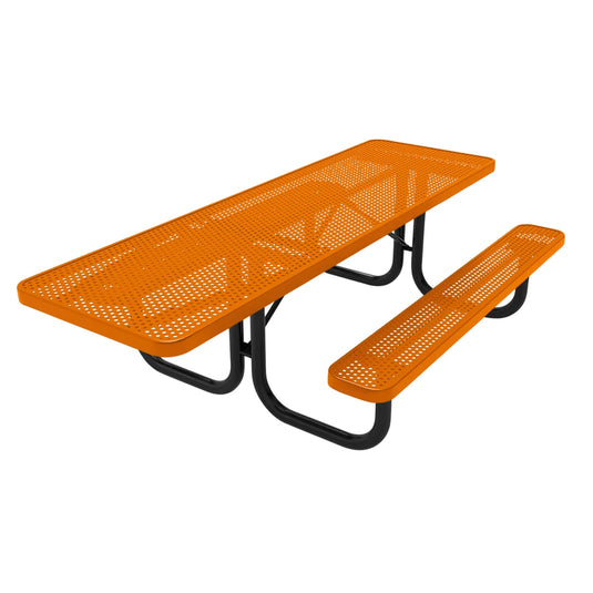 One-End ADA-Accessible Weatherproof Rectangular Outdoor Picnic Table