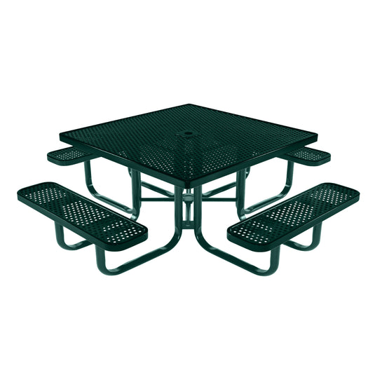 Square Kids Picnic Table With Colored Frame