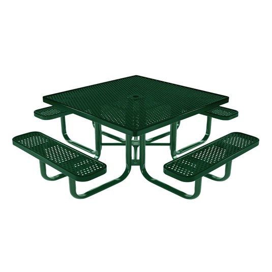 Square Kids Picnic Table With Colored Frame