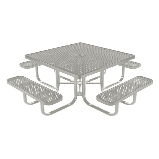 Square Kids Picnic Table With Colored Frame