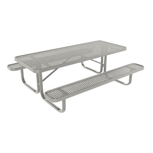 6 FT Rectangular Kids Picnic Table With Colored Frame