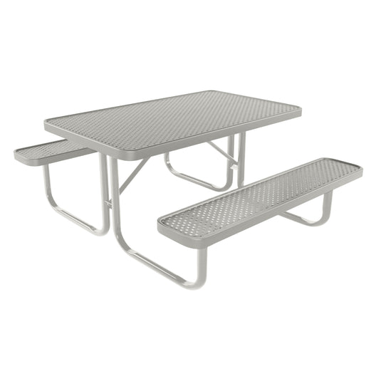 4 FT Rectangular Kids Picnic Table With Colored Frame