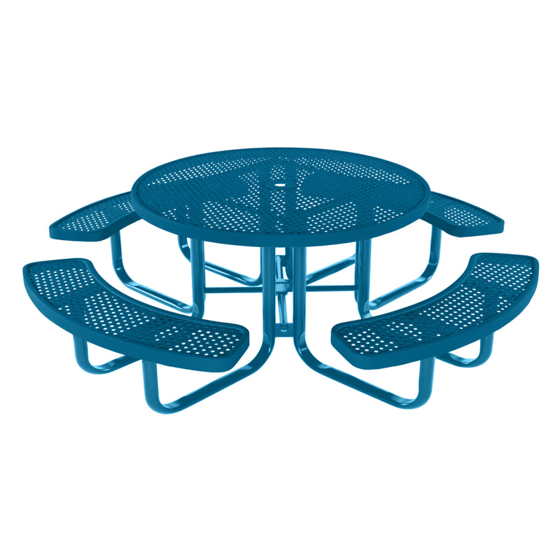 Load image into Gallery viewer, Round Kids Picnic Table With Colored Frame
