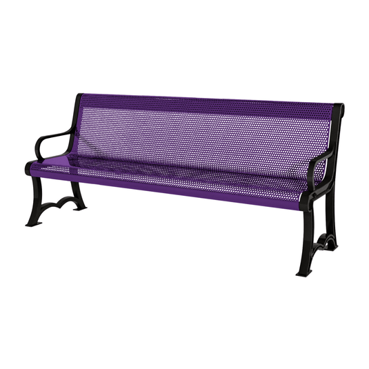 Punched Steel Garden Bench – Durable and Stylish Outdoor Seating