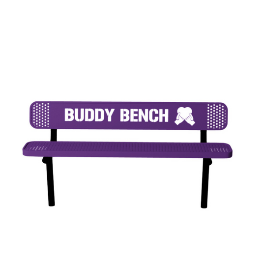 Ultra Sturdy Buddy Bench with Inground Mount Frame