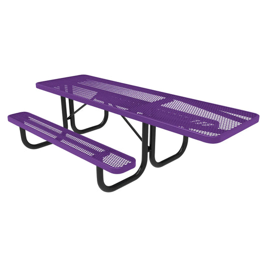 One-End ADA-Accessible Weatherproof Rectangular Outdoor Picnic Table