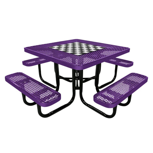 Game-Edition Square & Round Outdoor Picnic Table