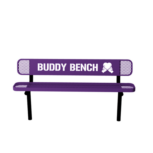 Ultra Sturdy Buddy Bench with Inground Mount Frame