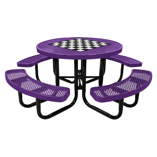 Game-Edition Square & Round Outdoor Picnic Table