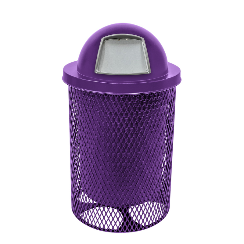 Load image into Gallery viewer, Weatherproof Metal Outdoor Trash Receptacles
