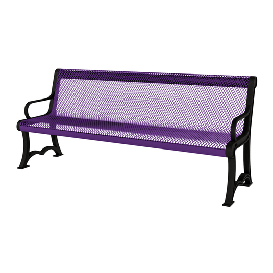 Heavy-Duty Expanded Metal Garden Bench