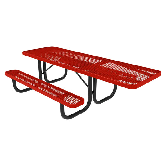 One-End ADA-Accessible Weatherproof Rectangular Outdoor Picnic Table