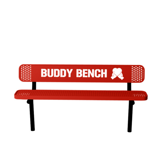 Ultra Sturdy Buddy Bench with Inground Mount Frame