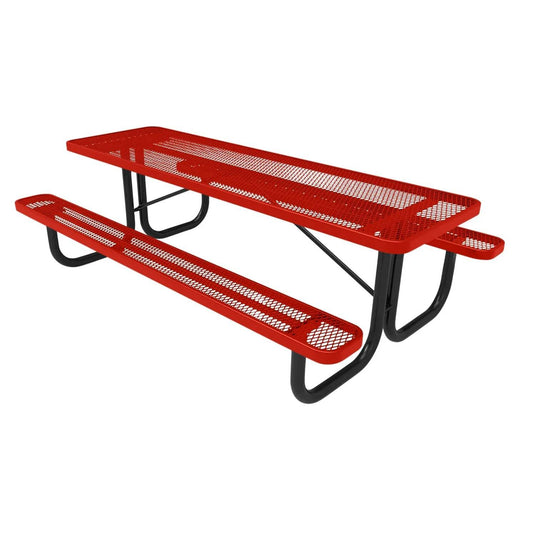 8 FT Commercial Rectangular Outdoor Picnic Table