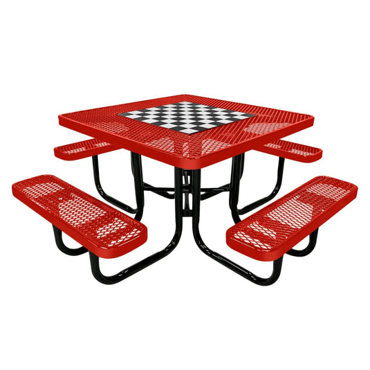 Game-Edition Square & Round Outdoor Picnic Table