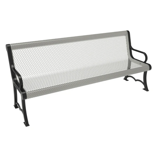 Expanded Metal Garden Bench