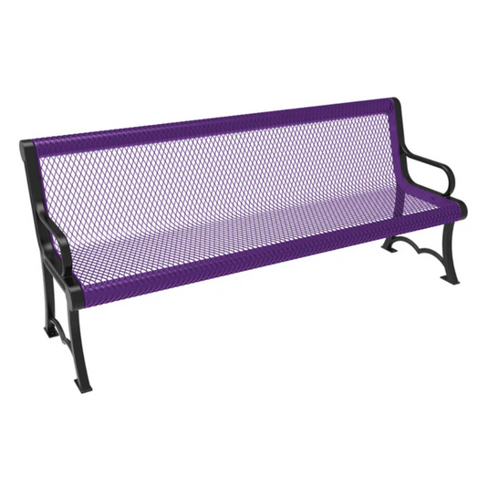 Expanded Metal Garden Bench