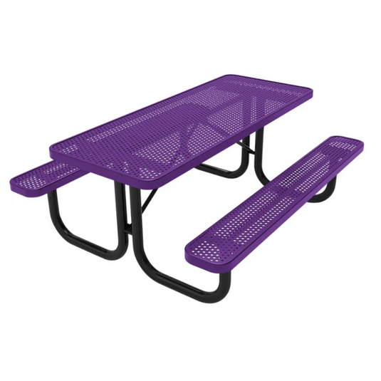 Commercial Rectangular Outdoor Picnic Table