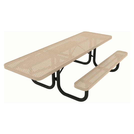 One-End ADA-Accessible Weatherproof Rectangular Outdoor Picnic Table