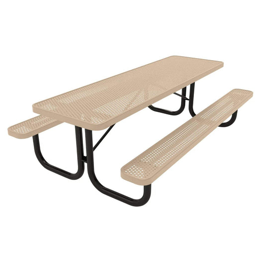 8 FT Commercial Rectangular Outdoor Picnic Table