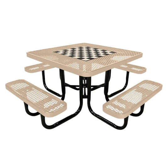 Game-Edition Square & Round Outdoor Picnic Table