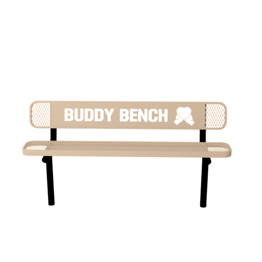 Ultra Sturdy Buddy Bench with Inground Mount Frame