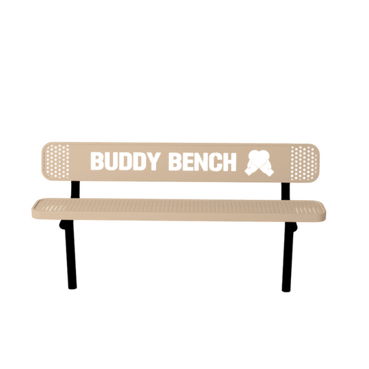 Ultra Sturdy Buddy Bench with Inground Mount Frame