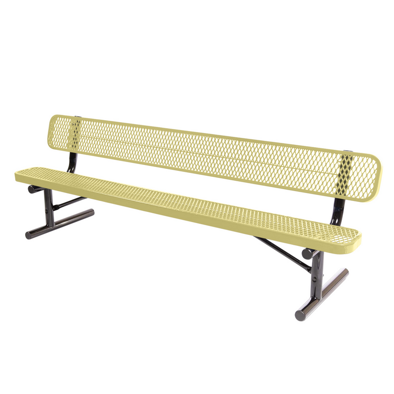 Load image into Gallery viewer, High-Quality Expanded Metal Park Bench with Portable Frame
