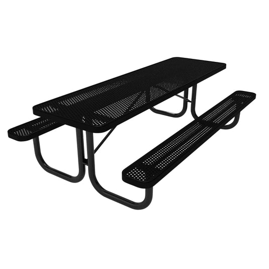 8 FT Commercial Rectangular Outdoor Picnic Table