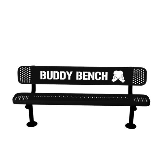 Premium Buddy Bench with Surface Mount Frame