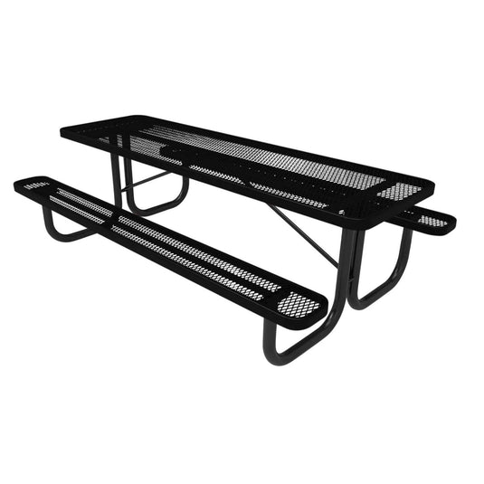 8 FT Commercial Rectangular Outdoor Picnic Table