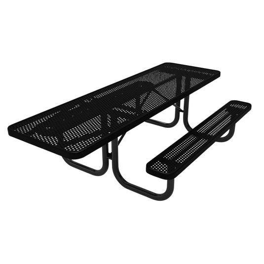 One-End ADA-Accessible Weatherproof Rectangular Outdoor Picnic Table