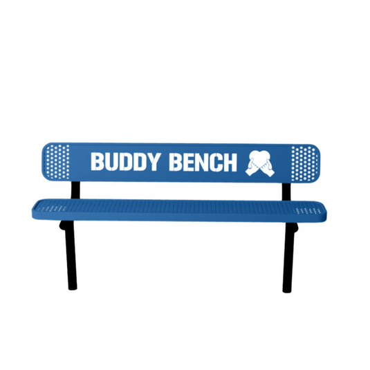 Ultra Sturdy Buddy Bench with Inground Mount Frame