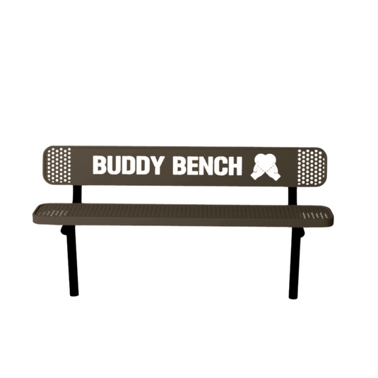 Ultra Sturdy Buddy Bench with Inground Mount Frame