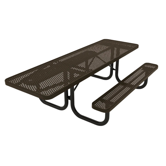 One-End ADA-Accessible Weatherproof Rectangular Outdoor Picnic Table