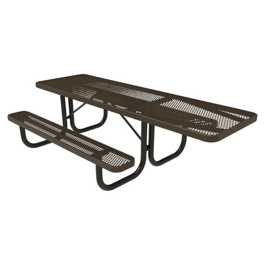 One-End ADA-Accessible Weatherproof Rectangular Outdoor Picnic Table