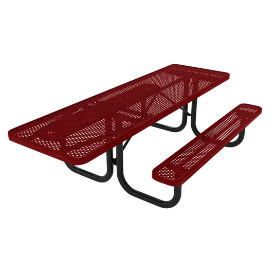 One-End ADA-Accessible Weatherproof Rectangular Outdoor Picnic Table