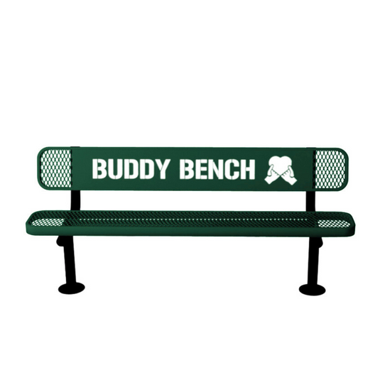 Premium Buddy Bench with Surface Mount Frame