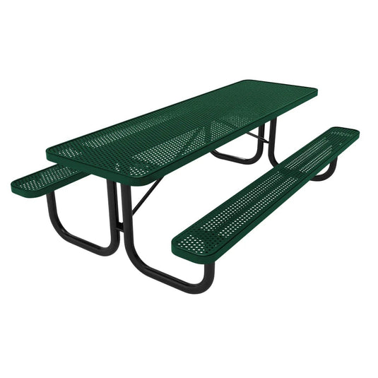 8 FT Commercial Rectangular Outdoor Picnic Table