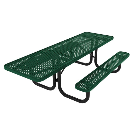 One-End ADA-Accessible Weatherproof Rectangular Outdoor Picnic Table