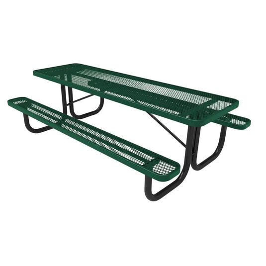 8 FT Commercial Rectangular Outdoor Picnic Table