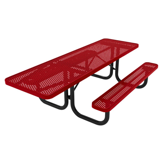 One-End ADA-Accessible Weatherproof Rectangular Outdoor Picnic Table
